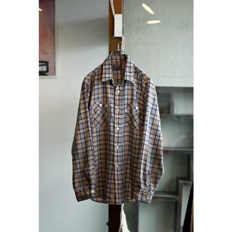 1980s “Levi's” White Tab Plaid Shirt