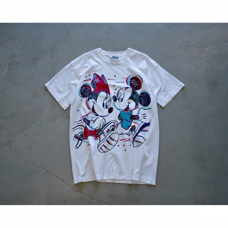 1990s “Mickey by Jerry Leigh” ©︎The Walt Disney Co. Graphic Print Tshirt / Made in USA