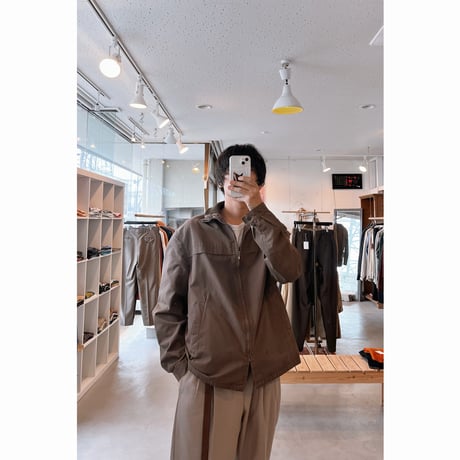 Vintage Rib Collar Riri Full Zipup Jacket (Reversible)