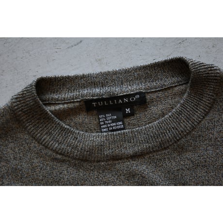 1990s〜2000s Early Silk Blend Mix Knit Light Sweater