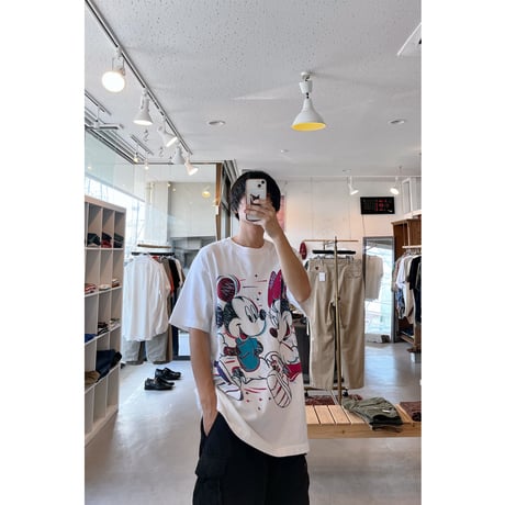 1990s “Mickey by Jerry Leigh” ©︎The Walt Disney Co. Graphic Print Tshirt / Made in USA