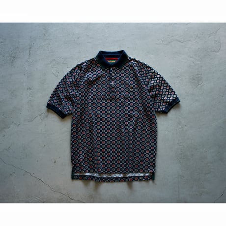 Vintage Foulard Print Polo Shirt