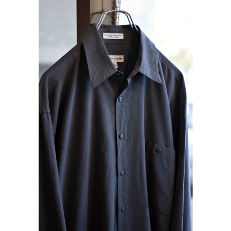 1990s “Pierre Cardin” Rayon Blend Stripe Shirt