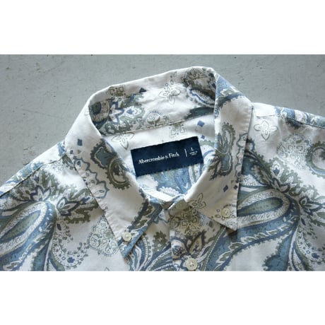 “Abercrombie&Fitch” Viscose Cotton Paisley Shirt