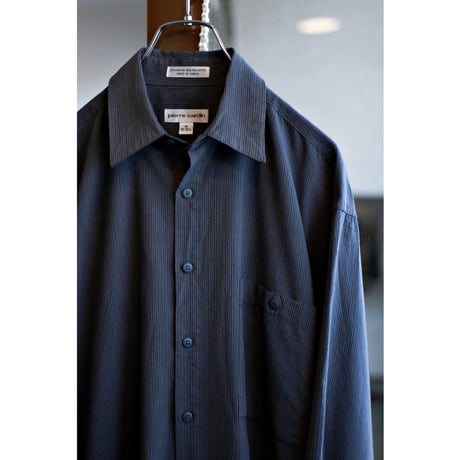1990s “Pierre Cardin” Rayon Blend Stripe Shirt