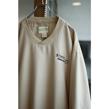 “AFTON” Embroidery Logo Pullover Jacket