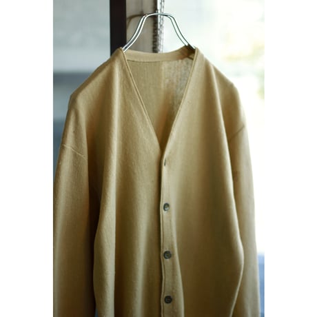 Vintage Butter Yellow Knit Cardigan