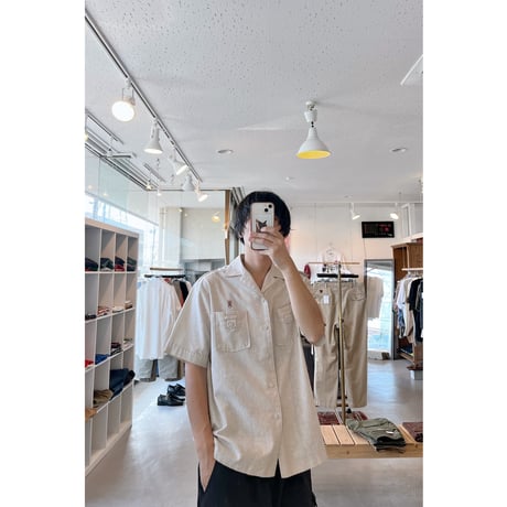 1970s-80s Vintage IOLANI Opencollar Shirt / Made in Hawaii USA