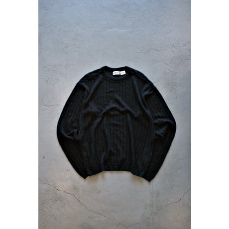 1990s “KNIGHTSBRIDGE” 3D Knit Sweater