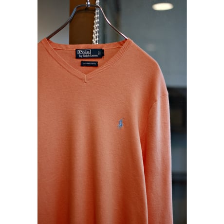 1990s〜 “Polo Ralph Lauren” Pima Cotton Knit Sweater