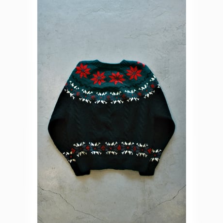 1990s Old “GAP” Hand Knit Nordic Cable Sweater