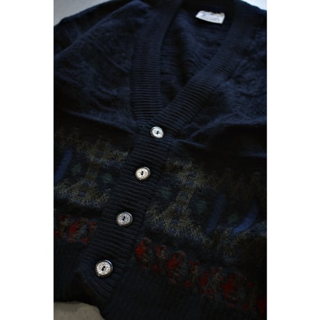 1990s “Sovrano” 3D Knit Cardigan / Made in Australia