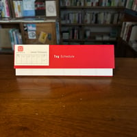 夕凪文具店「スケジュール付箋 Tag Schedule レッド」 by Replug（リプラグ）