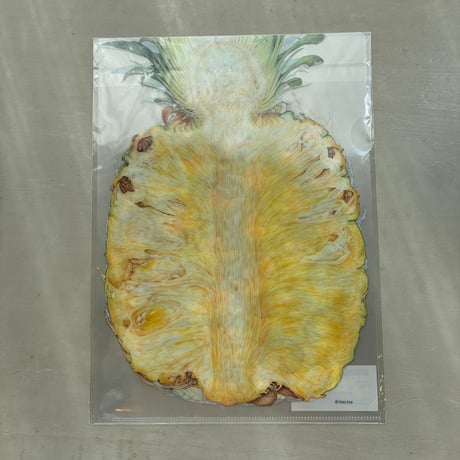 夕凪文具店「クリアファイル A4 パイナップル」by荒井真紀