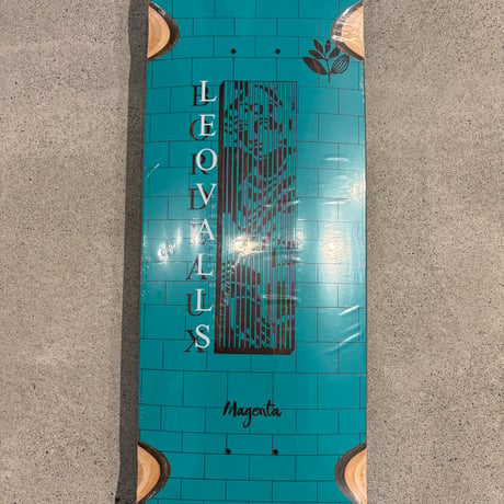 MAGENTA SKATEBOARDS  DECK "LEO VALLS" HOME SERIES SQUARE SHAPE - 8.25
