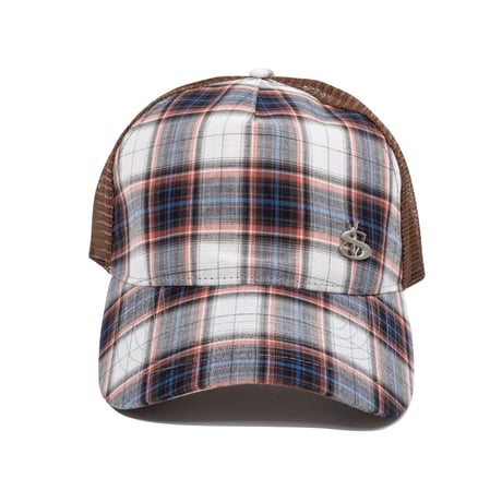 PHANTASY PLAID CAP (BROWN) YARDSALE