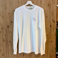 FROG SKATEBOARDS  FROG MAN LOGO L/S TEE - WHITE