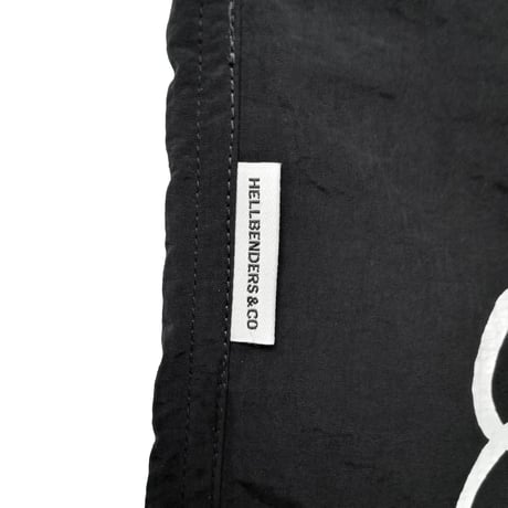 Script logo nylon shorts