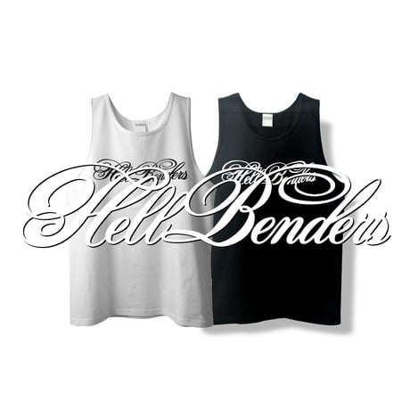 Script logo Tanktop (WHT / BLK)