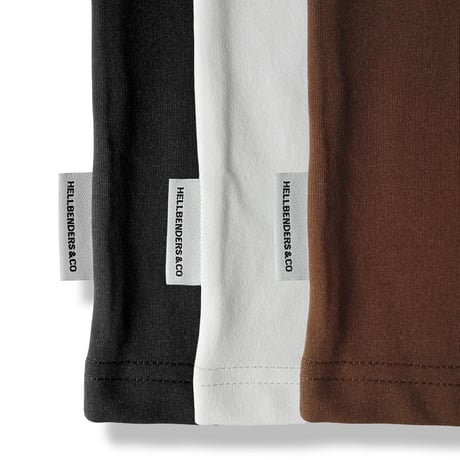 Circle logo3 LOOSE LS Pocket TEE dry (Black / White / Brown)