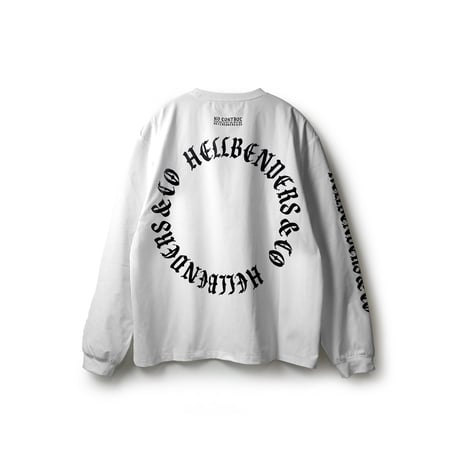Circle logo3 LOOSE LS Pocket TEE dry (Black / White / Brown)