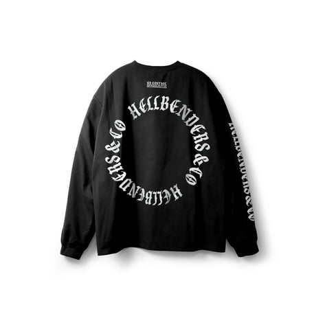 Circle logo3 LOOSE LS Pocket TEE dry (Black / White / Brown)