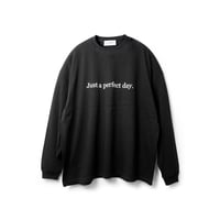 Just a parfect day LS TEE (BLK)