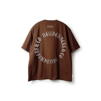 Circle logo 3 LOOSE SS Pocket TEE dry (Brown)