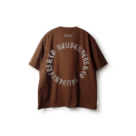 Circle logo 3 LOOSE SS Pocket TEE dry (Brown)