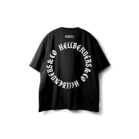 Circle logo 3 LOOSE SS Pocket TEE dry (Black)
