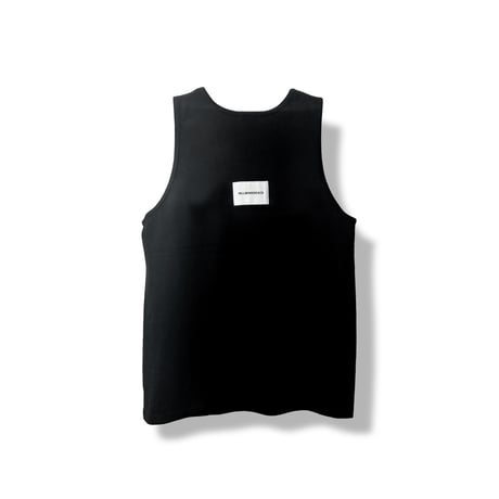 Script logo Tanktop (WHT / BLK)
