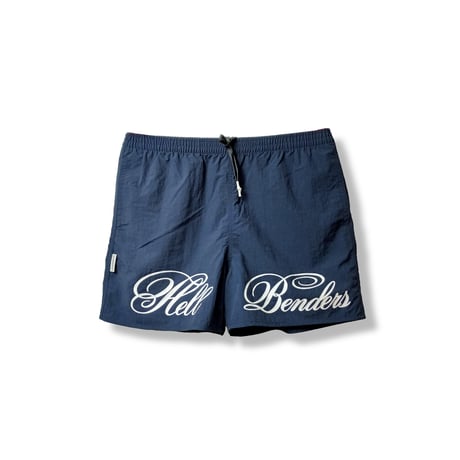 Script logo nylon shorts