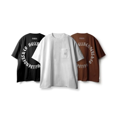 Circle logo 3 LOOSE SS Pocket TEE dry (White)
