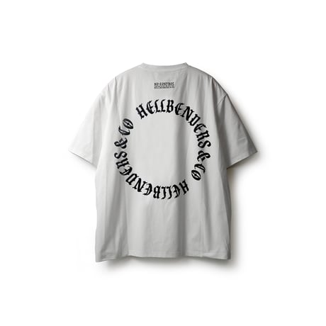 Circle logo 3 LOOSE SS Pocket TEE dry (White)