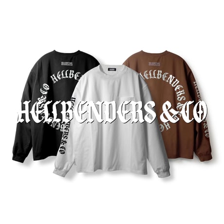 Circle logo3 LOOSE LS Pocket TEE dry (Black / White / Brown)