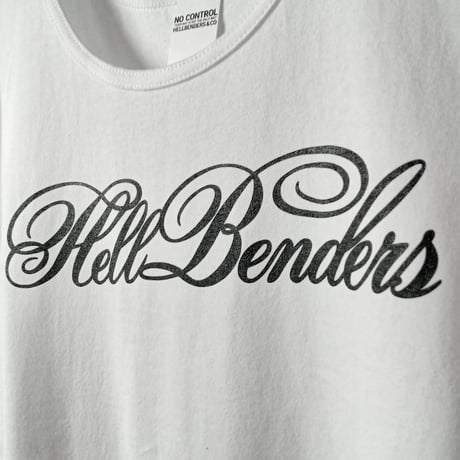 Script logo Tanktop (WHT / BLK)