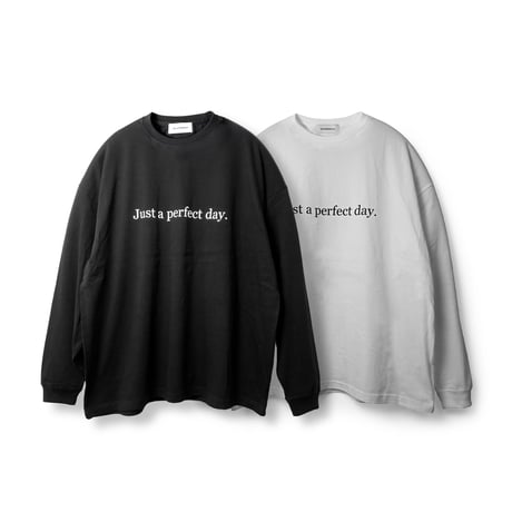 Just a parfect day LS TEE (WHT)