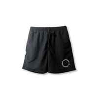 Circle logo 3 Nylon Half PT (Black)
