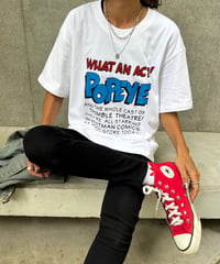 POPEYEプリントTシャツ(ホワイト)