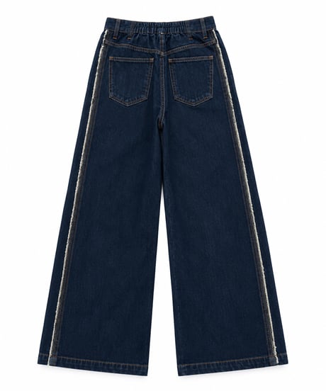 サイドフリンジワイドデニム(2size)