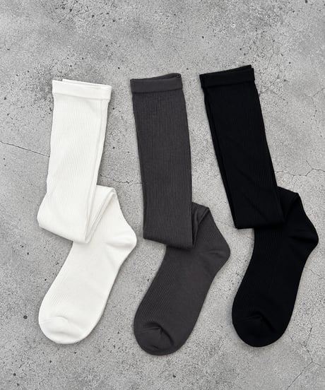 2Wayシアーハイソックス(3color)