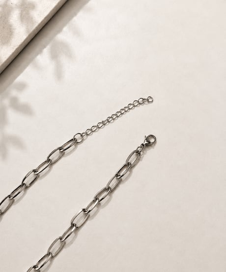 別々にも使える2WAYチェーン＆プレートネックレス