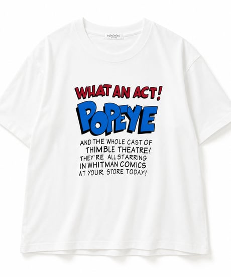 POPEYEプリントTシャツ(ホワイト)