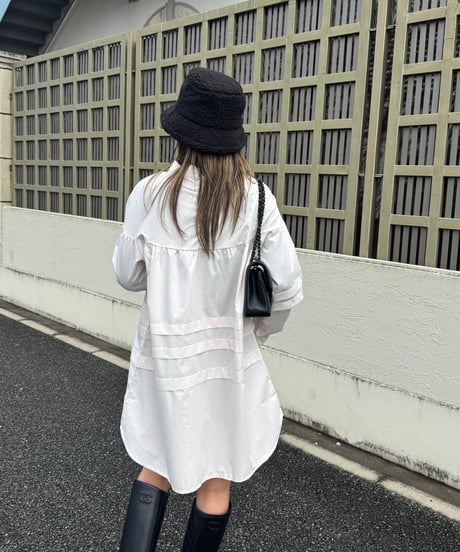 バンドカラーチュニック