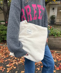 ボアトートバッグ(2color)