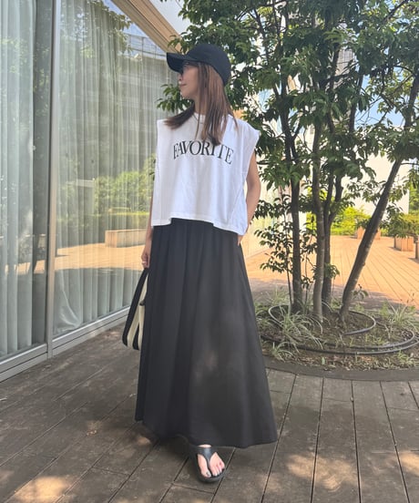 FAVORITEロゴカットソー(アイボリー)