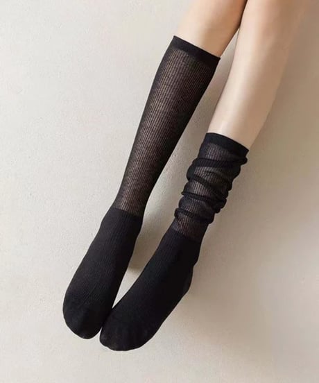 2Wayシアーハイソックス(3color)
