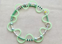 【Casual Choker "TOY"】Light Green 02
