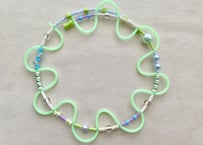 【Casual Choker "TOY"】Light Green 01