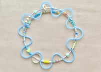 【Casual Choker "TOY"】Light Blue 03